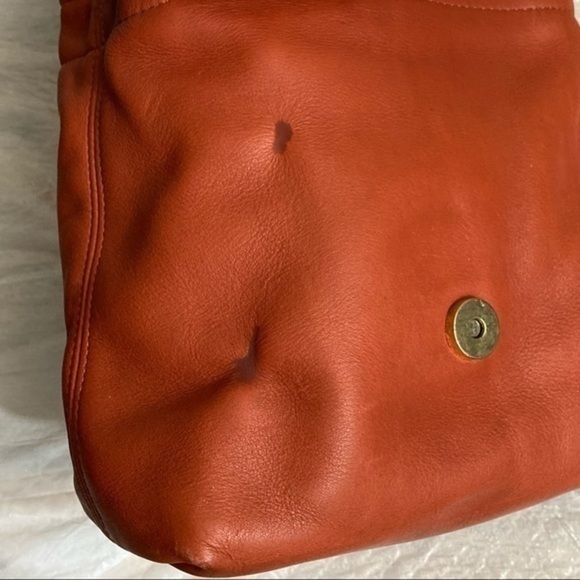 Coach vintage RARE orange burnt sienna Leather mini backpack 4152 main image 8